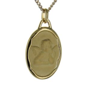 Médaille de baptême ange personnalisée