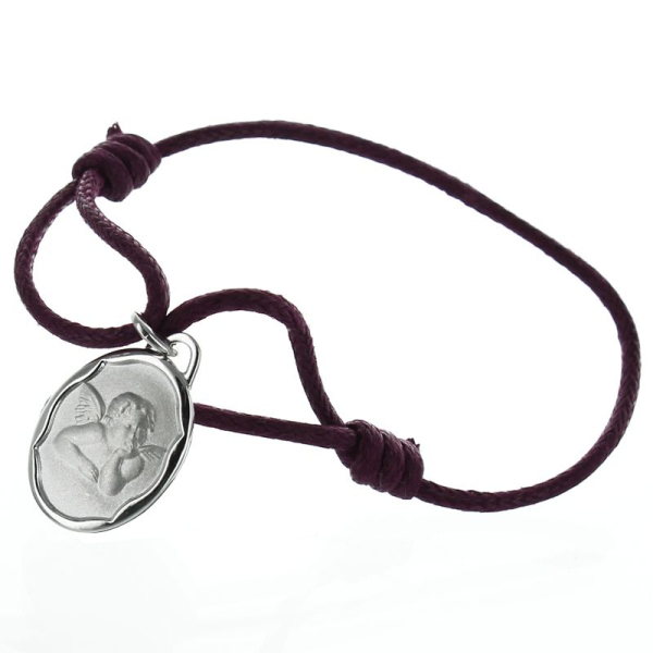 Bracelet médaille de baptême