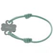 Bracelet joli trèfle personnalisé