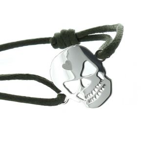 Bracelet Tête de mort gravé Bracelet Tête de mort gravé