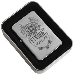 Coffret Porte-carte grise et Porte-clé – Gentleman Biker