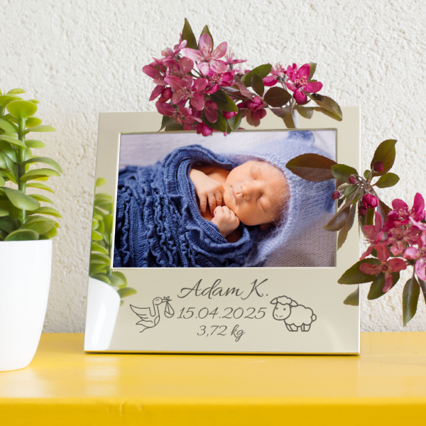 Cadre photo de naissance