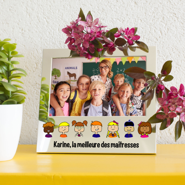 Cadre personnalisé Merci Maîtresse