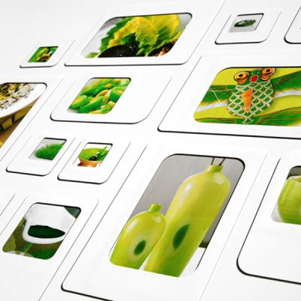 Magnets photo design blancs