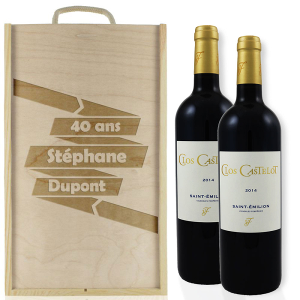 Coffret 2 bouteilles pour un anniversaire