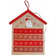 Calendrier de l'Avent en lin personnalisé