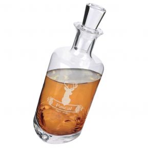 Carafe penchée personnalisée Cerf