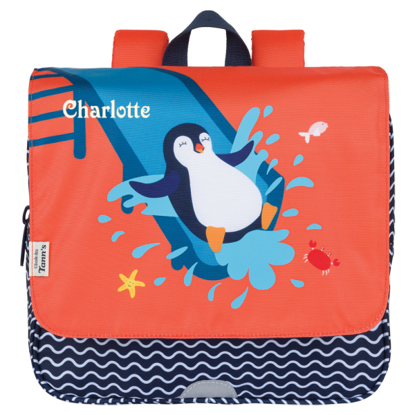 Cartable maternelle ou primaire personnalisable Tann's - Pingouin