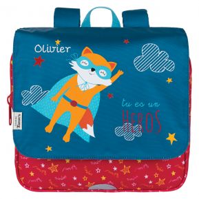 Cartable maternelle personnalisable Tann's - Super Héros