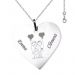 Pendentif gravé pour la Saint Valentin