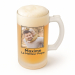 Chope de bière avec une photo
