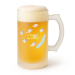 chope de bière vacances à la mer