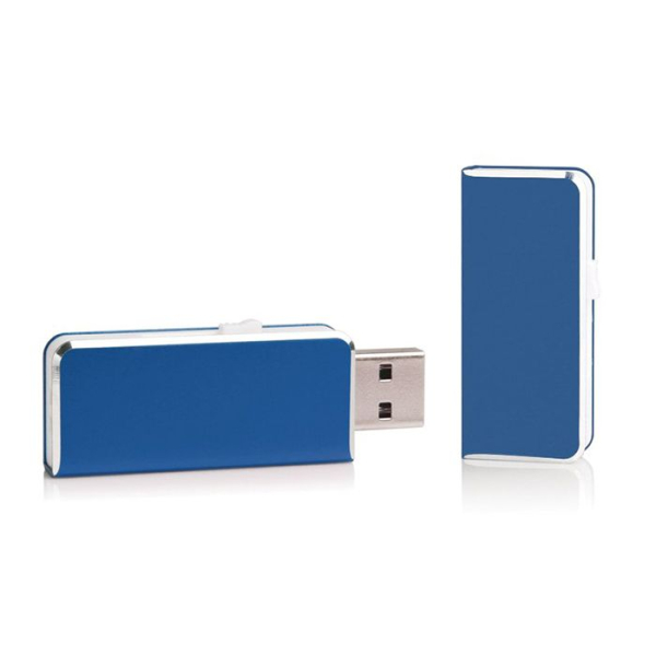 Clé USB de poche bleue