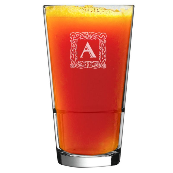 Verre à à cocktail initiales antiqua