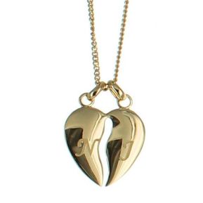 Pendentif coeur sécable