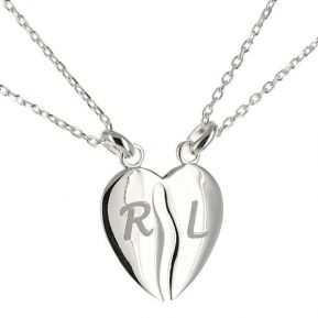 Pendentif coeur sécable Pendentif coeur sécable