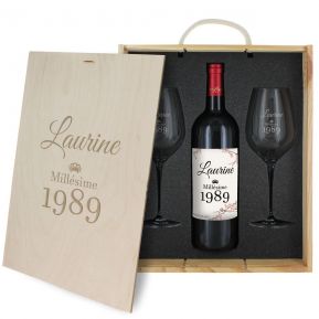 Coffret cadeau vin personnalisé Tradition et Vignes