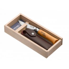 Coffret cadeau Opinel n°8 Carbone gravé