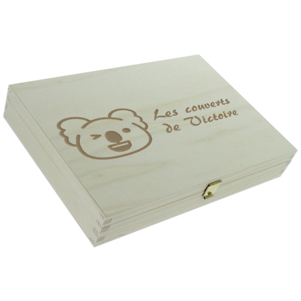 Couverts enfants koala personnalisés