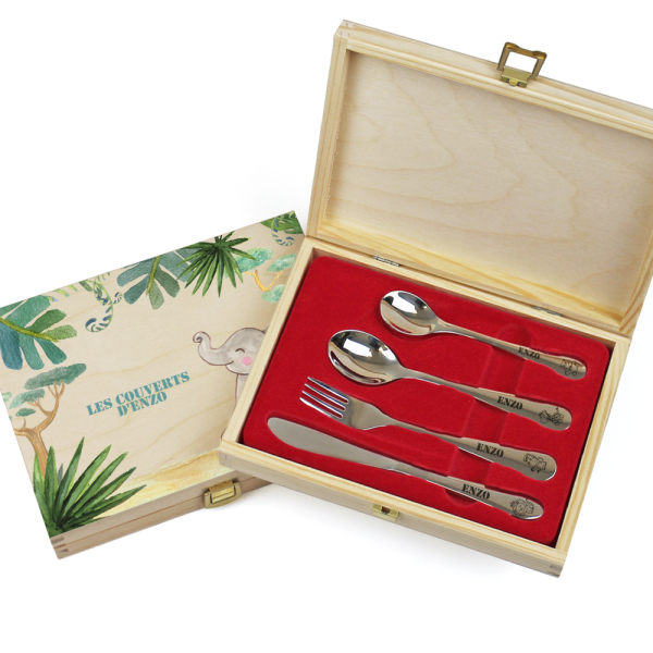 Coffret couvert enfant Savane