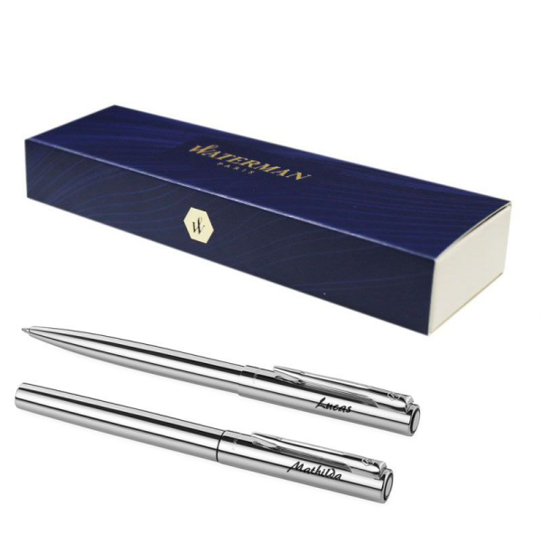 Coffret stylos Waterman graduate gravés