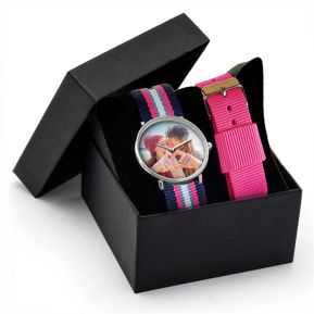 Coffret montre Nato duo personnalisée