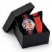 Coffret montre Nato rouge