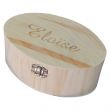 Coffret ovale personnalisé