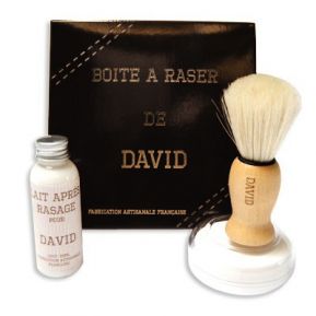Coffret rasage personnalisé