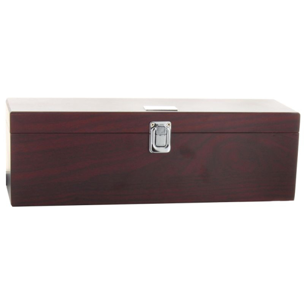 Coffret sommelier marron fermé