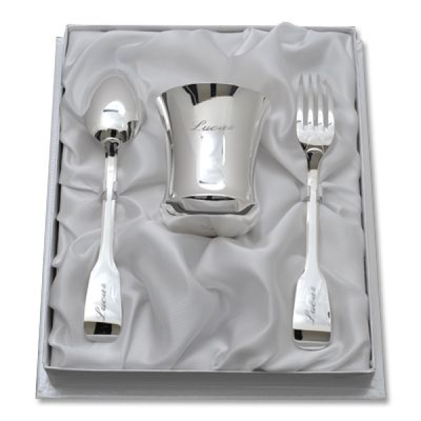 Coffret timbale orfèvrerie contemporain