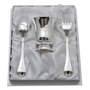 Coffret timbale et couverts design Coffret timbale et couverts design
