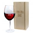 Verre à vin prénom gravé