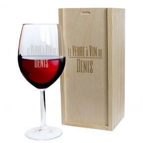 Verre à vin prénom gravé Verre à vin prénom gravé