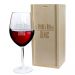 Coffret verre à vin gravé prénom