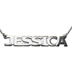 Collier initiales capitales Collier initiales capitales