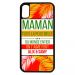 Coque palmeraie personnalisée rouge
