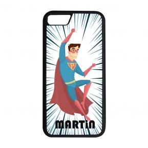 Coque iPhone ou Galaxy personnalisée super héros Coque iPhone ou Galaxy personnalisée super héros