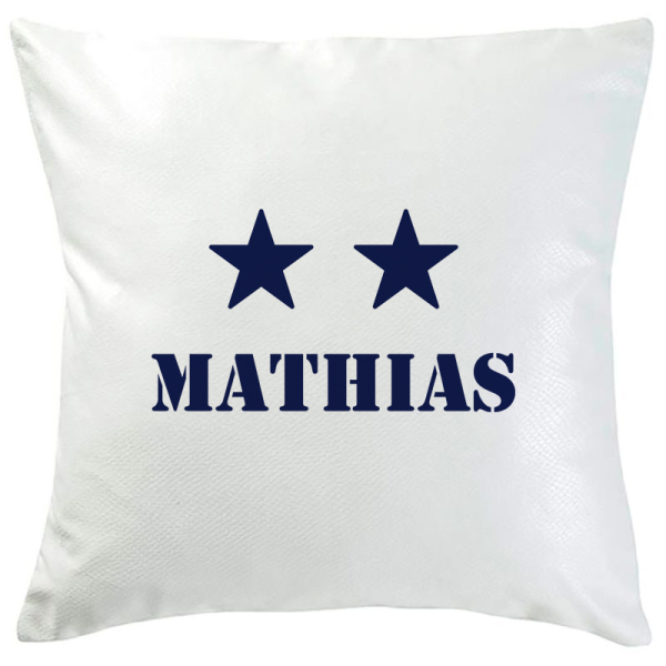 Coussin 2 étoiles marine