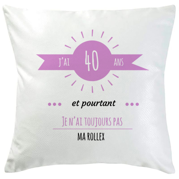 Coussin décoratif âge ensoleillé