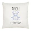 Coussin de naissance motif
