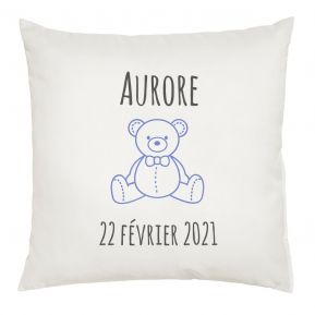 Coussin de naissance motif