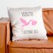 Coussin de naissance motif mock up 3