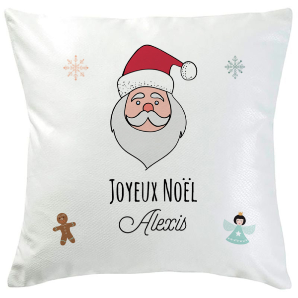 Coussin de Noël personnalisé