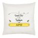 Housse de coussin personnalisée avec motif Passion + texte