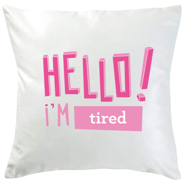 Coussin personnalisé Hello