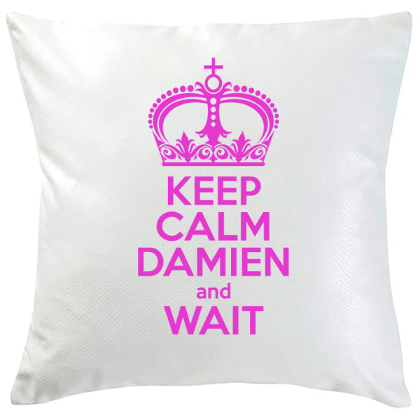 Coussin Keep Calm fuschia