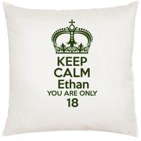 Coussin Keep Calm personnalisé