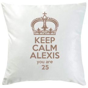 Coussin Keep Calm personnalisé