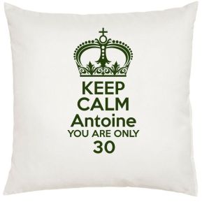 Coussin Keep Calm personnalisé